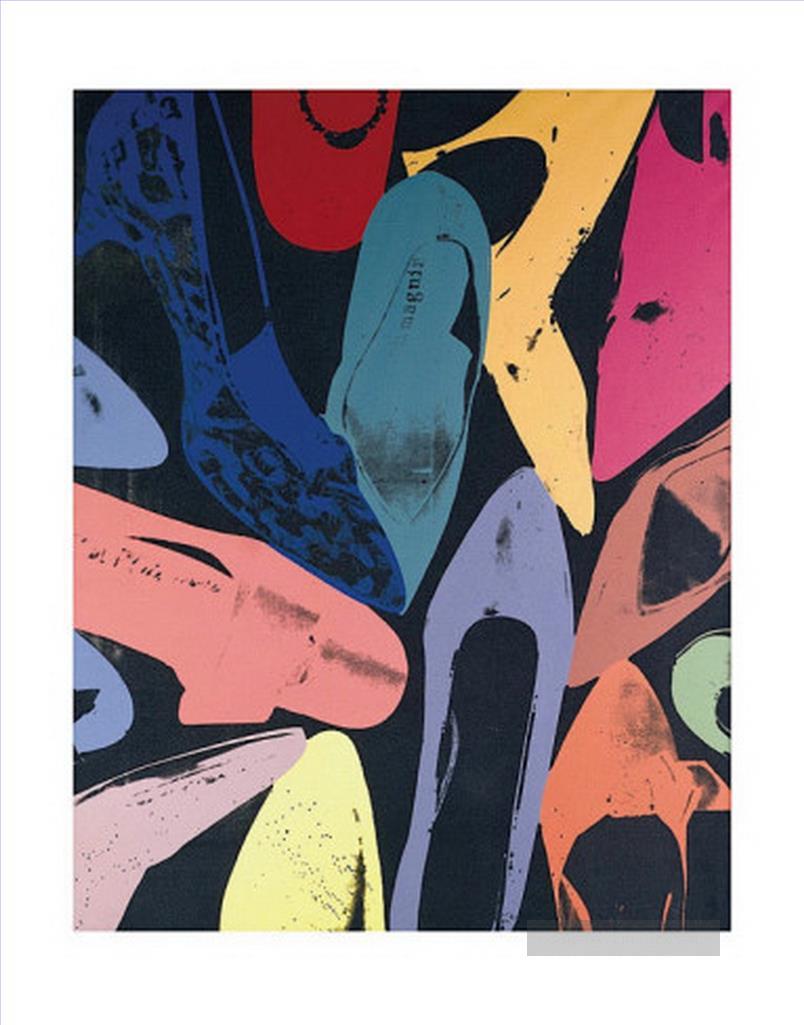 Diamantstaub Schuhe 1980 Andy Warhol Ölgemälde